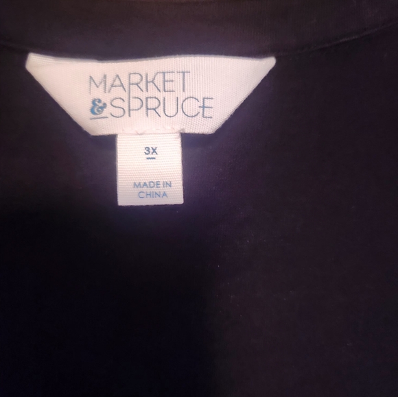 Market & Spruce ☃️ Black Dress 3x - Picture 3 of 4